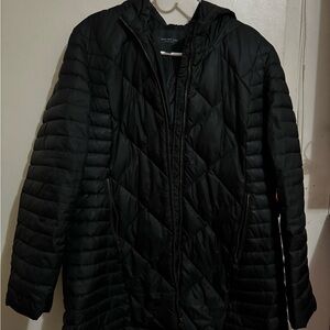 Marc New York Black Quilted Coat